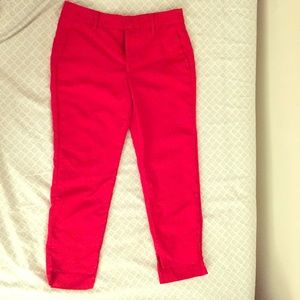 Zara red pants Sz 4 EUC 👖